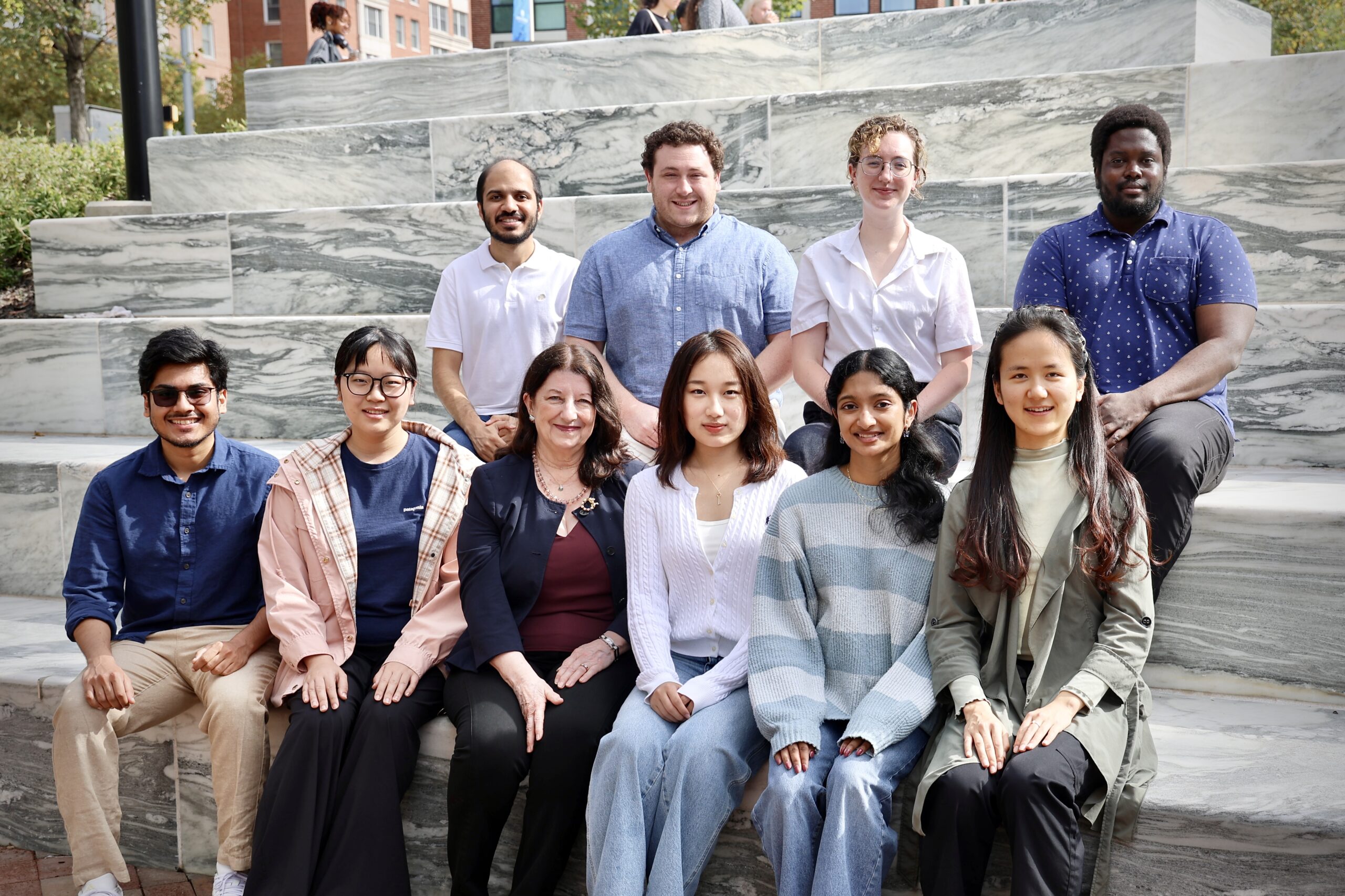 Bottom row: Farhan Shaikh, Yuqi Feng, Paulette Clancy, Mia Liu, Joshitha Pilla, Yi Cao; Top row : Kumar Miskin, Peter Mastracco, Madaline Marland, Luke Oluoch